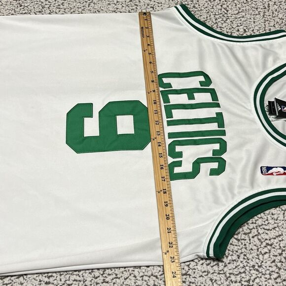 Rare VTG Adidas Authentic NBA Boston Celtics Rajon Rondo 9 Jersey Men 52 XL Sewn - Picture 9 of 11